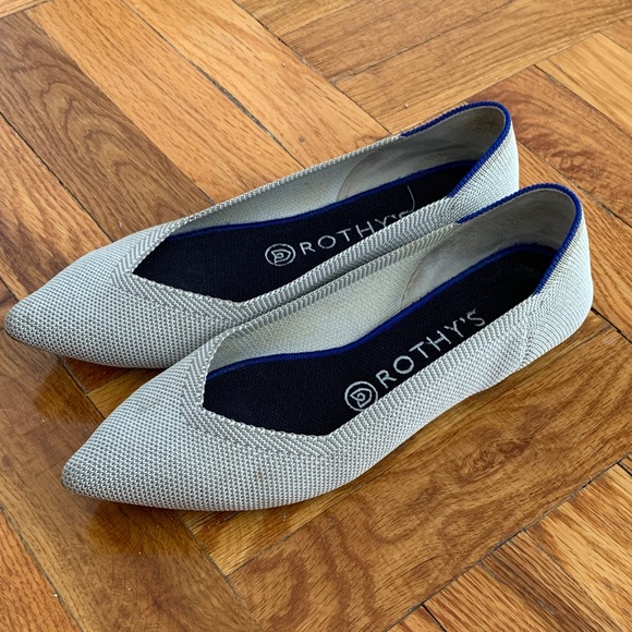 Rothy's Women's Light Gray Flats - Picture 6 of 16